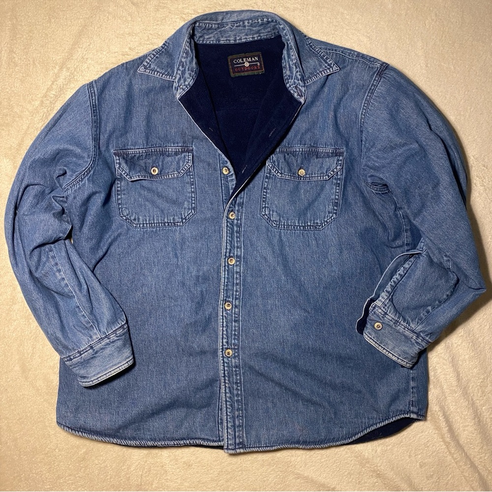 Coleman Blue Fleece-Lined Jacket